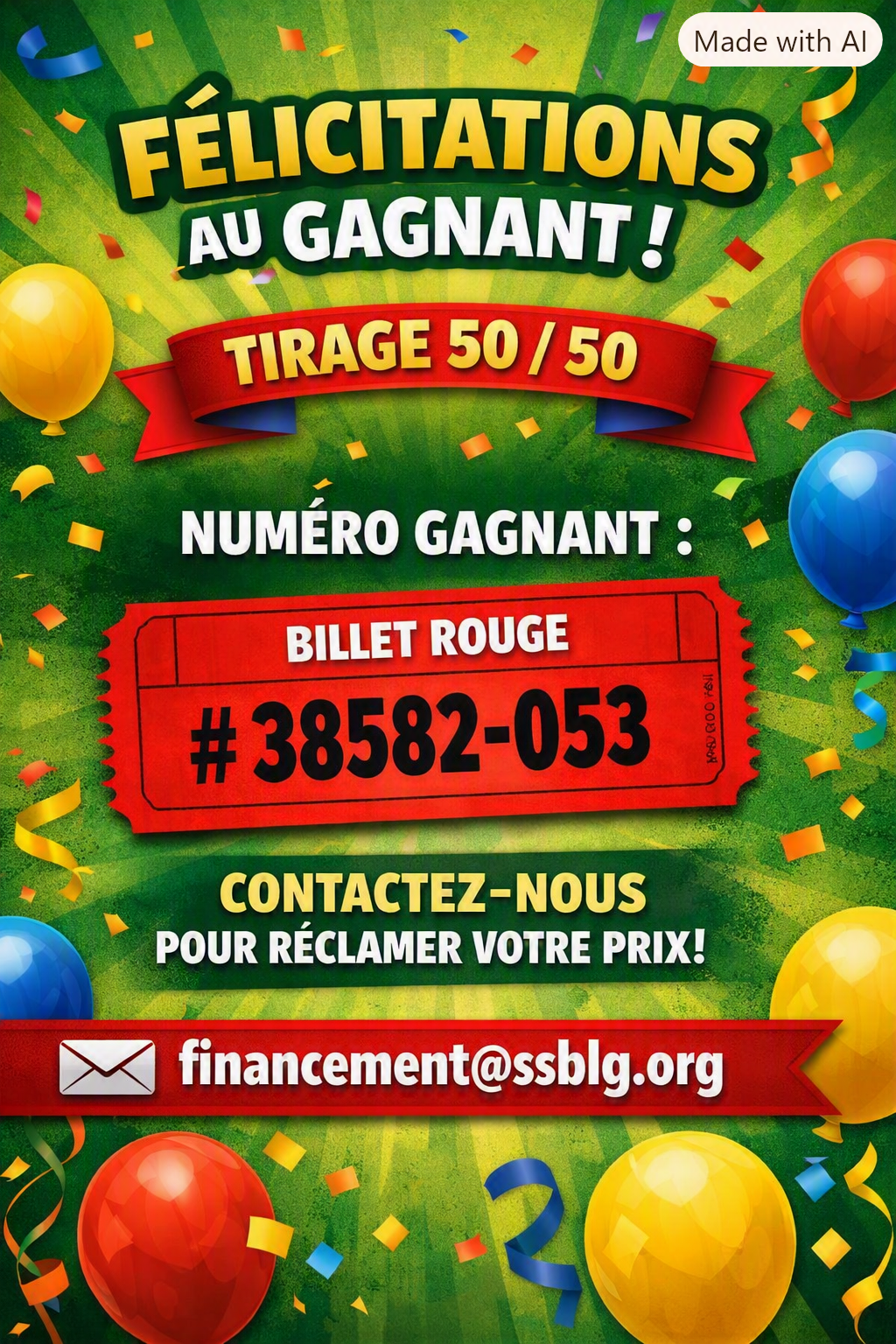 Tirage 50/50